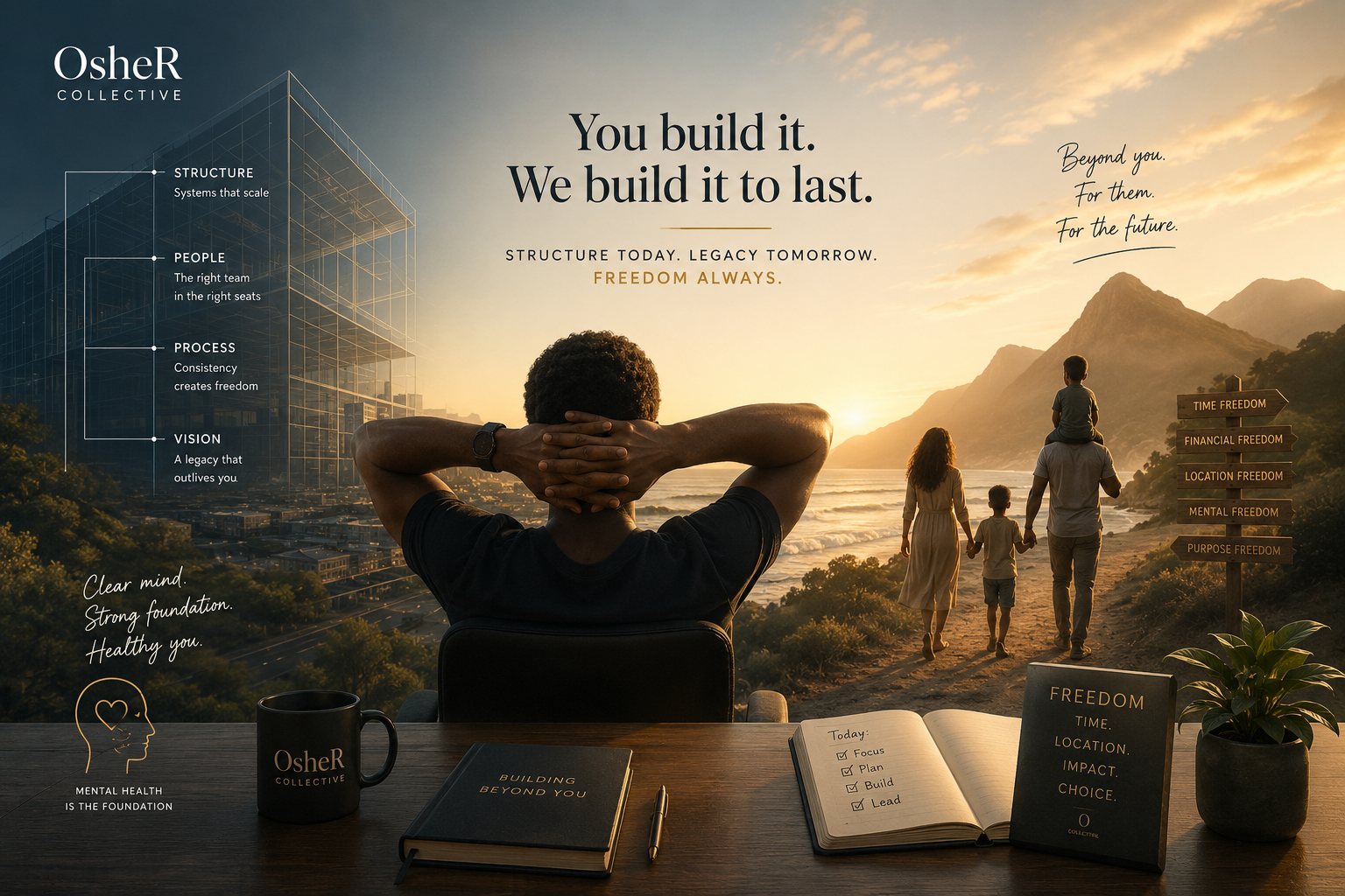 Structure today. Legacy tomorrow. Freedom always.
